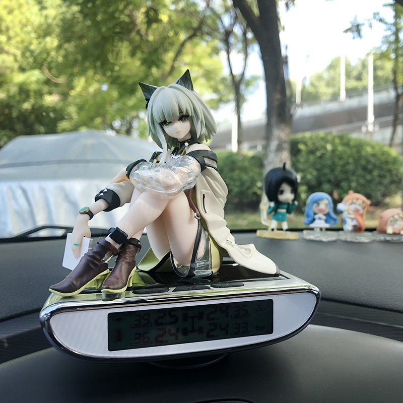 Mainan Action Figure Anime Arknights Kal 'Tsit F: Nex Mie Stopper Bahan Pvc 10cm Untuk Hadiah