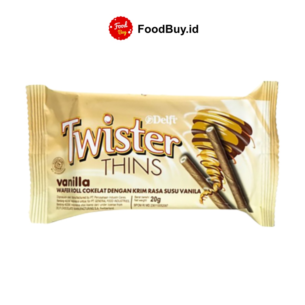 

Twister Thins Vanilla 15 Gr