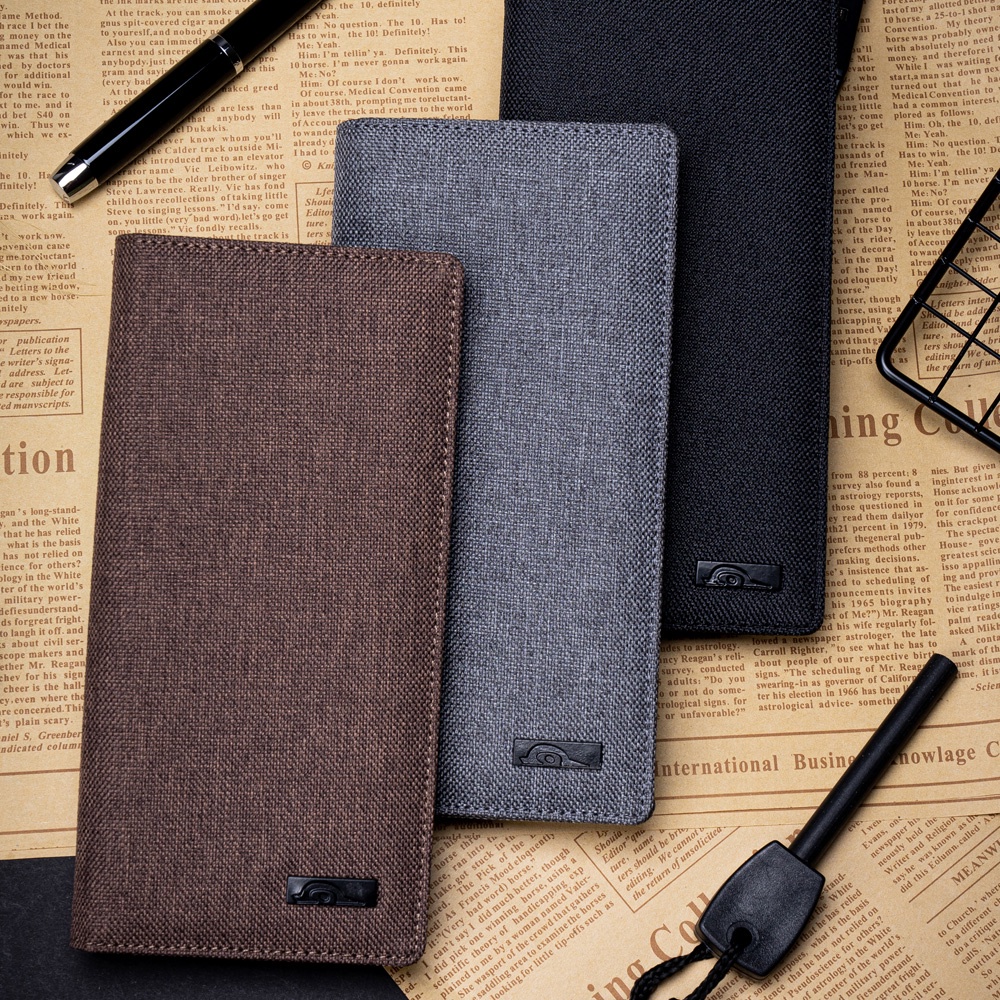 JFR Fashion Dompet Pria Panjang Bahan Kulit Canvas JP09-6