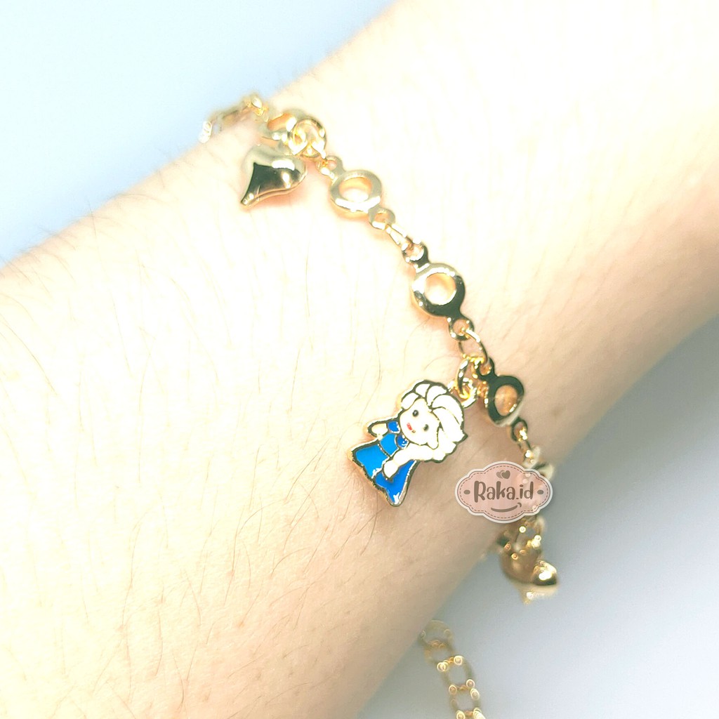 Gelang Tangan Anak Elsa Gold Perhiasan Anak Lapis Emas 18k 697