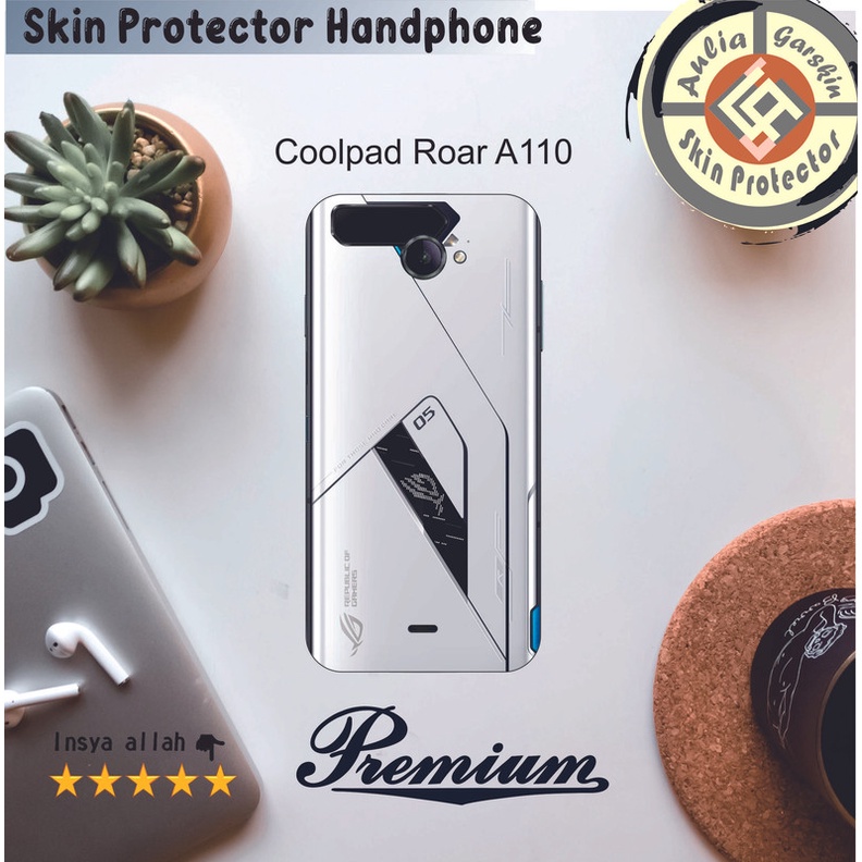 Dapat 2pcs Garskin HP Coolpad Roar A110  Motif FF - Free Custom Motif Via Chat
