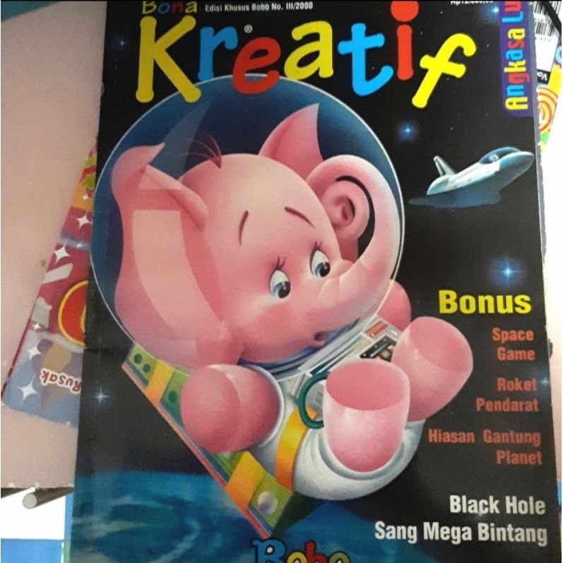 Majalah Bona Kreatif no III/2000, bonus special edition majalah Bobo