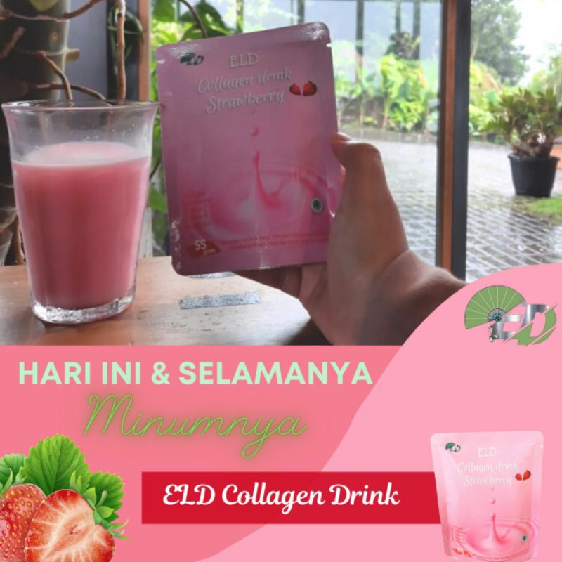 ELD Collagen Drink Pemutih dan Pelangsing BPOM