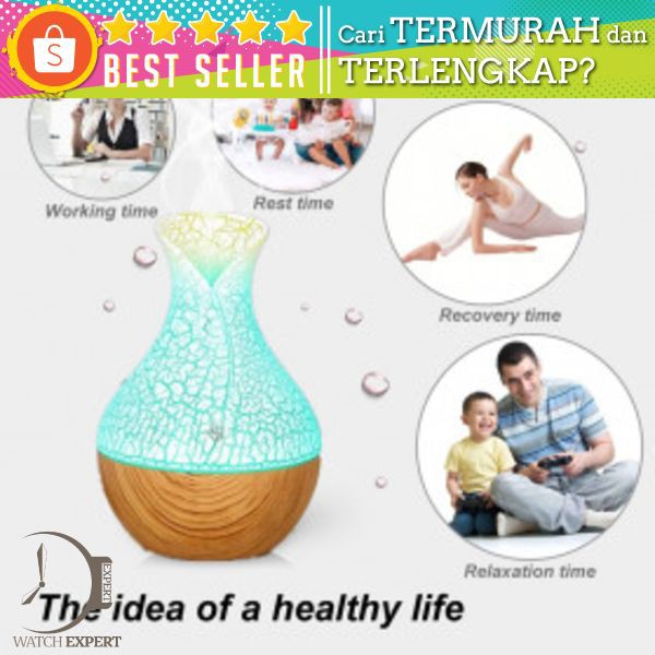 TaffwareUltrasonic Humidifier Aroma Essential Oil Diffuser 130ml - RJS21 - Marble White