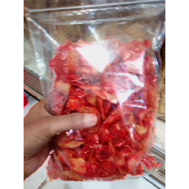 

Keripik singkong pedas Lengket