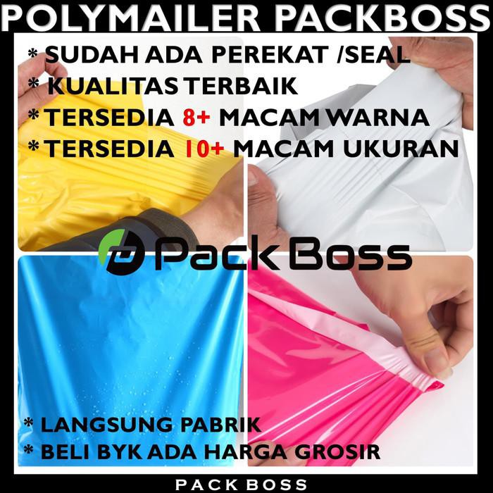 

Polymailer Packboss 28X42 Isi ±100 *Kualitas Boss * Harga Termurah* - Hitam Ori 2840