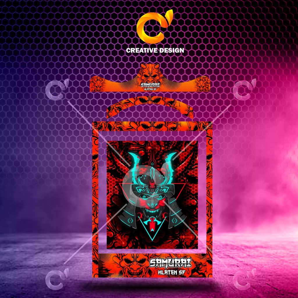 COD STICKER SANGKAR KOTAK SAMURAI