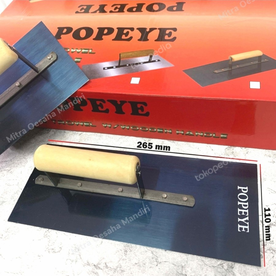 roskam besi segi popeye / roskam acian / wooden trowel popeye