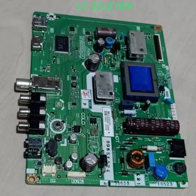 MB TV SHARP LC-32LE1801 MAINBOARD MESIN TV  MOTHERBOARD LC 32LE1801