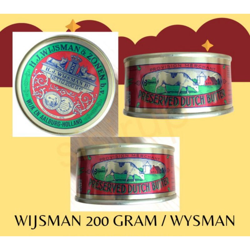

Butter wijsman 200gr