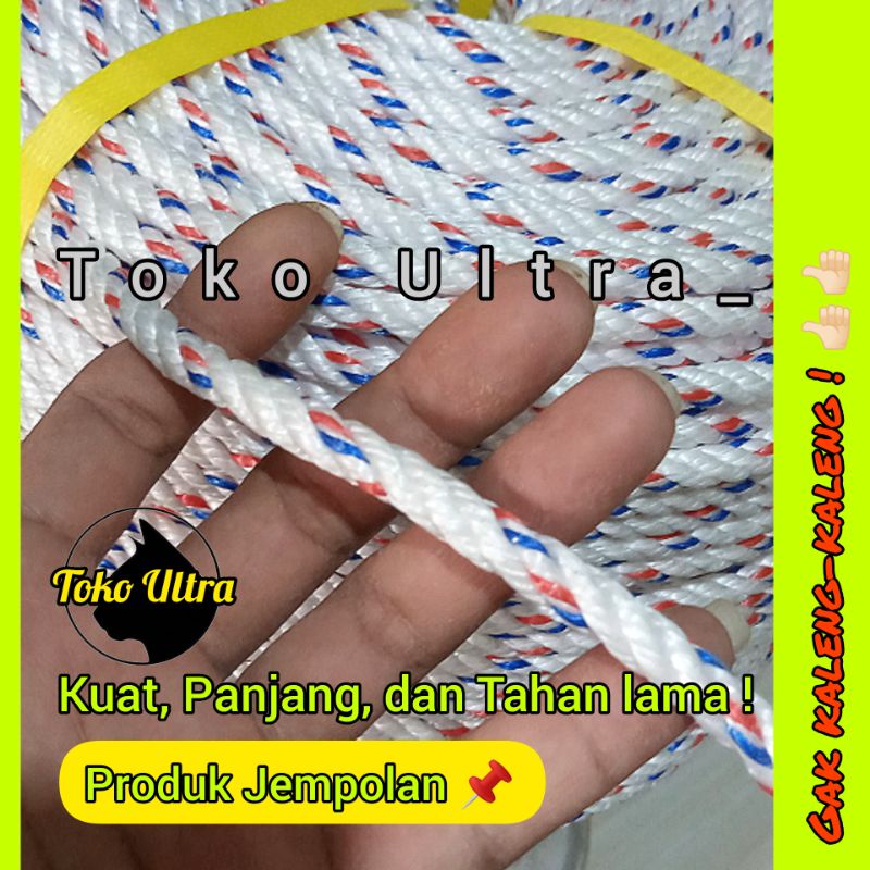 TAMBANG 6MM PPD / TAMPAR 6MM / TALI MOBIL BAK / TALI TAMBANG 6MM / TALI MURAH / TAMBANG KILOAN / TALI KILOAN / TAMBANG KAPAL / TALI LOSBAK / TALI PIK UP L300 / TAMBANG CARRY / TALI TRUK / TALI TERPAL