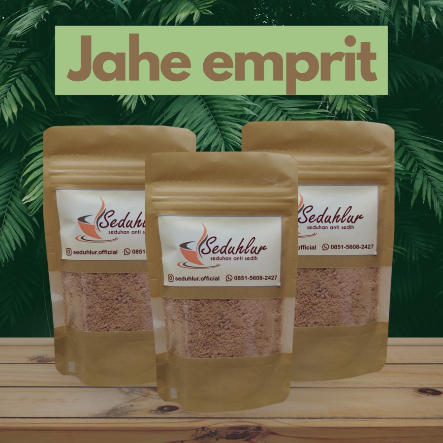 

Jahe emprit 125 gram bubuk instan | SEDUHLUR