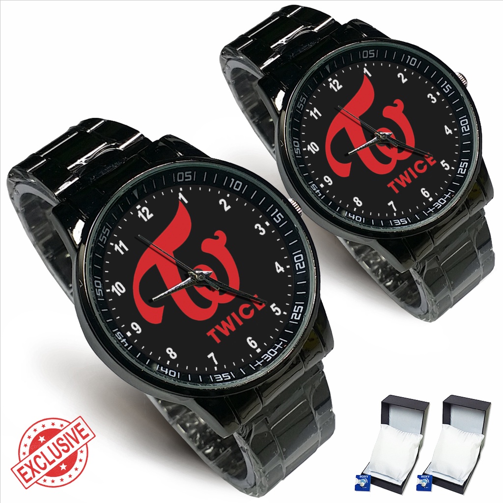 Jam Tangan Rantai Couple TWICE (Limited Edition)