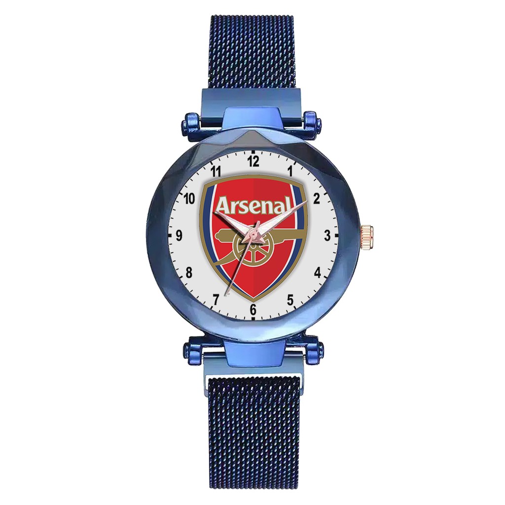 Jam Tangan Wanita Custom - ARSENAL 2 Free Box &amp; Batre Cadangan