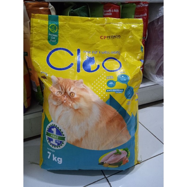 makanan kucing CLEO PERSIAN 7KG FREE 1KG - GOJEK