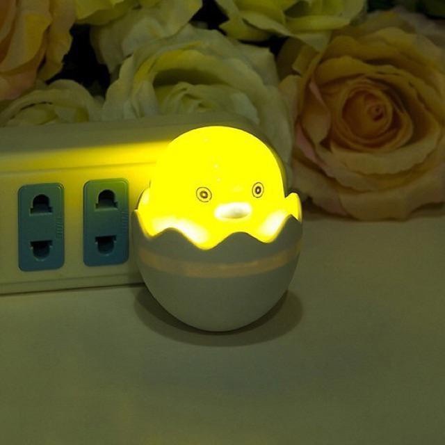 Lampu Tidur LED Telur Ayam Sensor Cahaya Dekorasi Kamar Night Light Lamp Chicken Egg Bebek Duck Unik