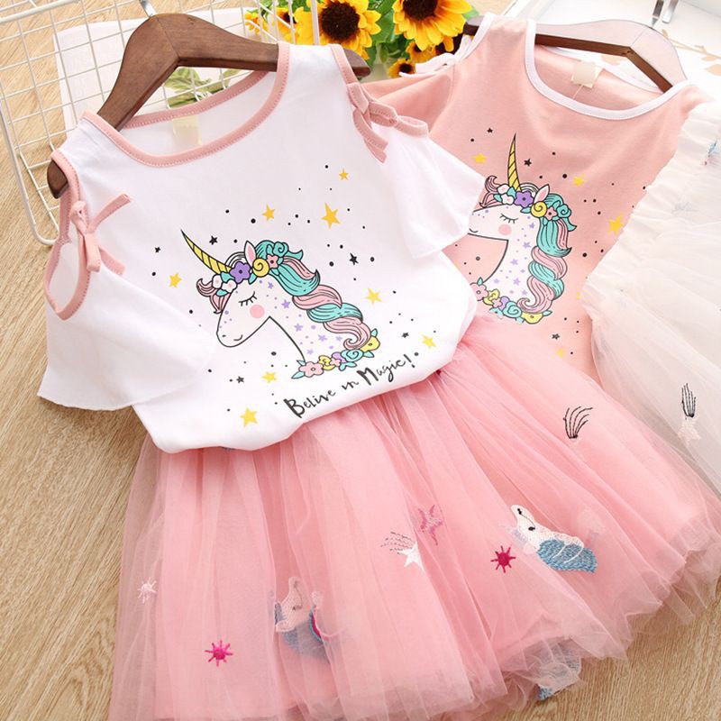 1-8TH SETELAN ROK + KAOS ANAK PEREMPUAN / DRESS TUTU ANAK PEREMPUAN / DRESS KUDA PONI ANAK PEREMPUAN IMPORT HIGH QUALITY