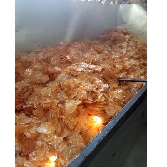 

Keripik kaca pedas daun jeruk 1 kg HnH /Flas Sale