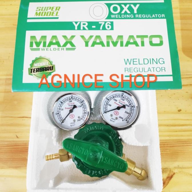 Original Regulator Las Oksigen Max Yamato Tabung Gas Oxygen Welding