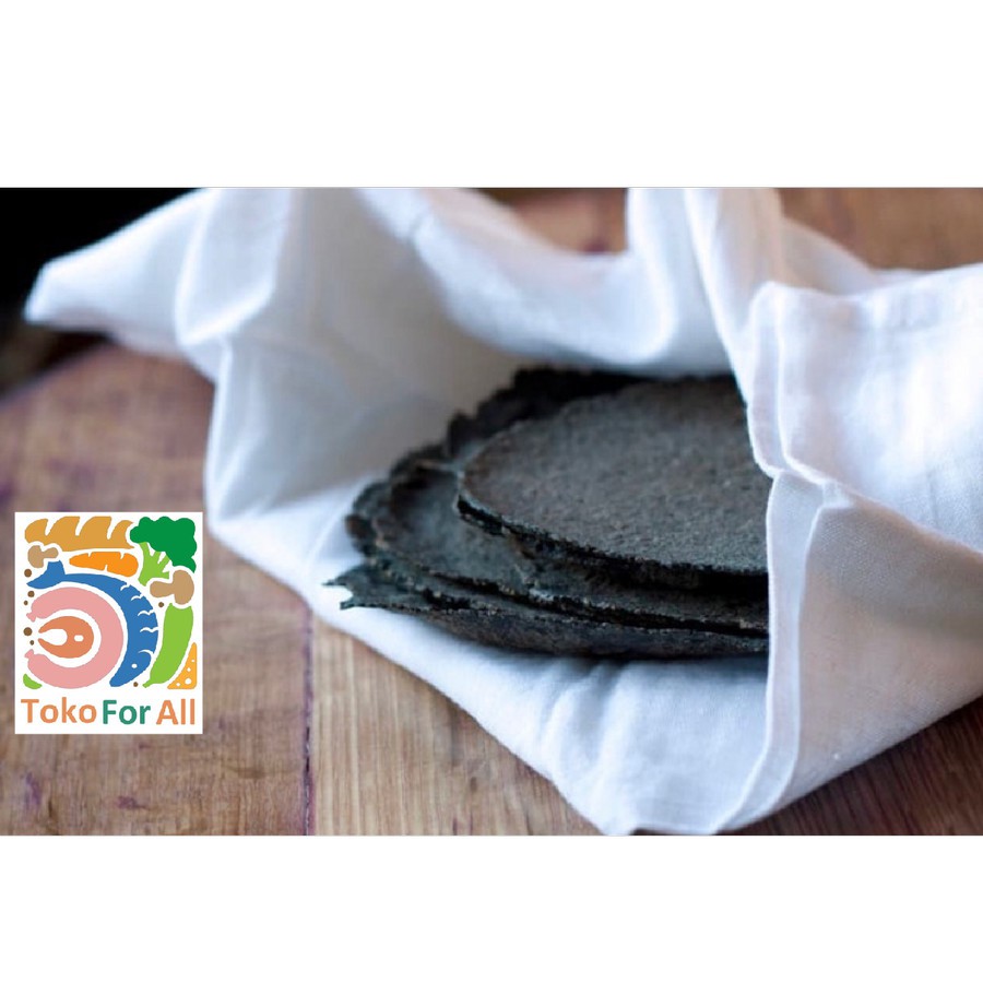 

FROZEN Corn Tortilla (Charcoal Corn / Black) -6in- about 20pcs / pack