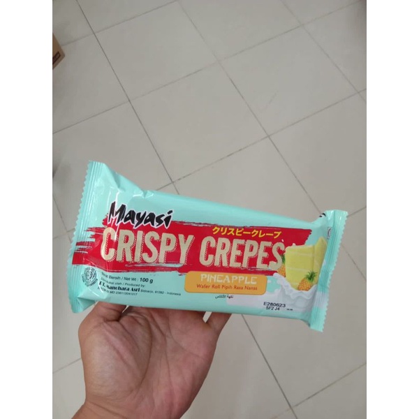 

Mayasi Crispy Crepes pineapple 100gr