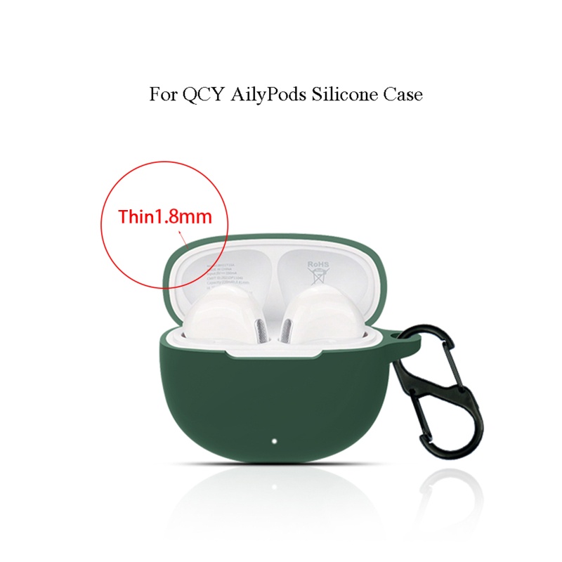 Cre Soft Case Pelindung Earphone Bluetooth Anti Gores Untuk QCYAily Pods