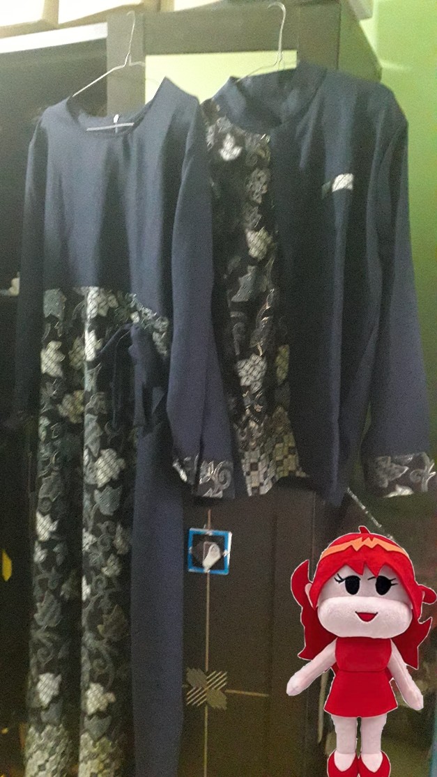 Pcs Couple Sabiya Batik Pasangan Kemeja Dan Gamis Maxy 7warna