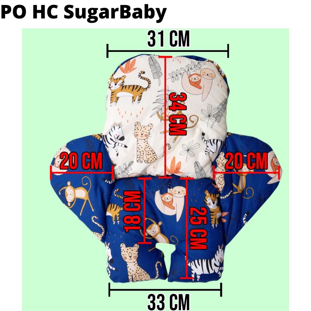 PO ALAS KURSI MAKAN Bayi - Pre order Baby High Chair Akachan hc