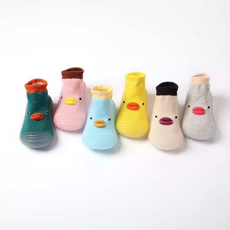 Kaos Kaki Bayi Sepatu Bayi Baby Newborn Model Prewalkers Shoes Alas Karet Antislip / Kaos Kaki Sepatu Bayi Laki Laki Cowok Perempuan Cewek Alas Karet Korea Lucu PREWALKERS SHOES DUCK