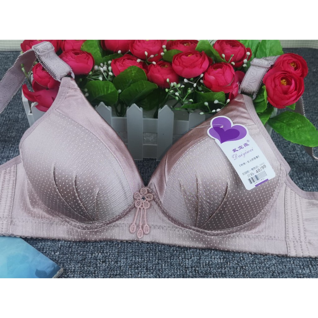 Bra/BH Import - Seri 8986 CUP B Busa Tipis Kain Lembut