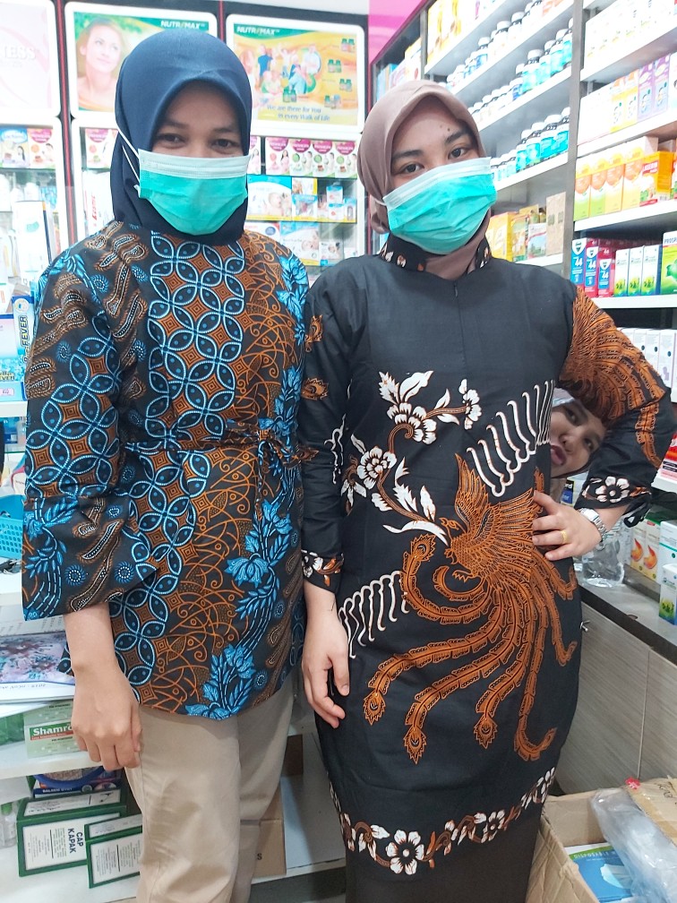 Atasan Batik Dolby Dolbi Dobby Doby Tenun Sutra Tulis Halus Katun Atbm Baron ,sarombit Atasan