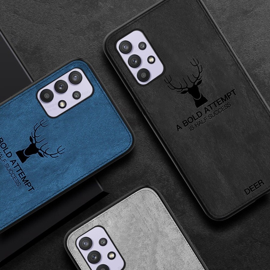 Original Soft Case Samsung A32 A52 A72 DEER Cloth Canvas Original Cove