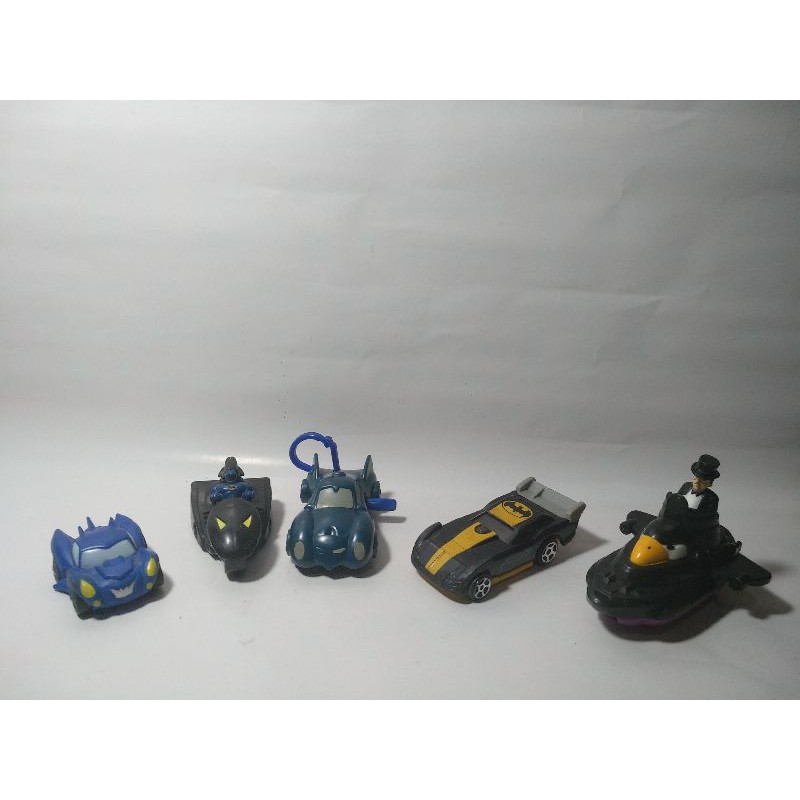 Batman Mobil Motor Penguin Happy Meal Mcd Mix Toys Rare Batmobile DC Comics Jadul Retro Antik Klasik
