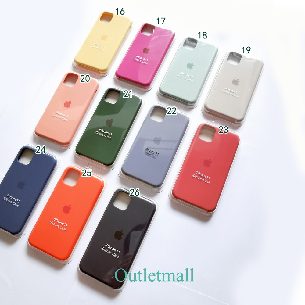 Soft Case Cover HP TPU Silikon Warna Permen untuk iPhone 11 Pro Max/X/7