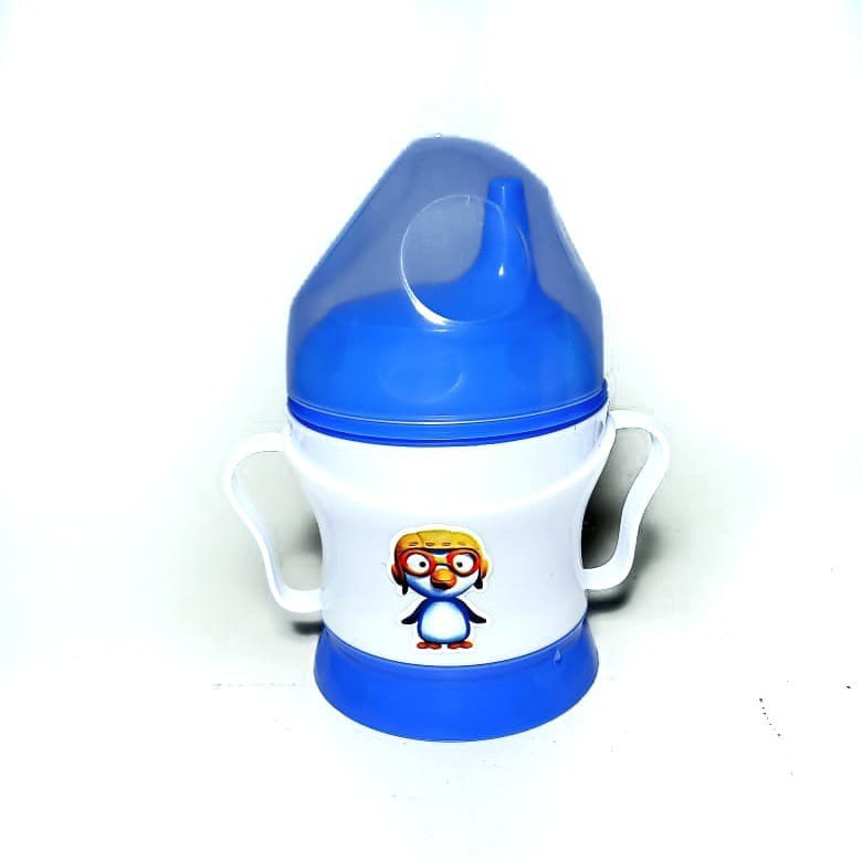 Baby Cup / Gelas Mug Minum Bayi Pinguin Plus tutup