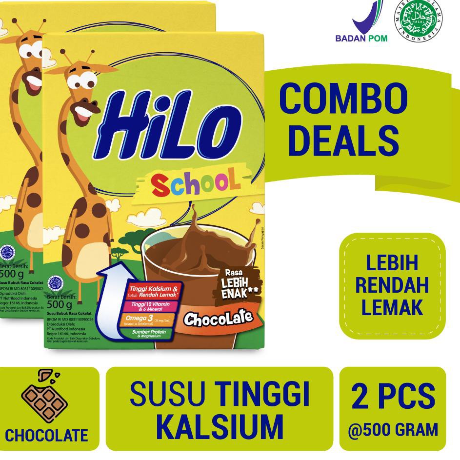 

HΔrga mumᗴr HiLo School Chocolate 500 gr x 2 pcs |H3X0|06 ..,!