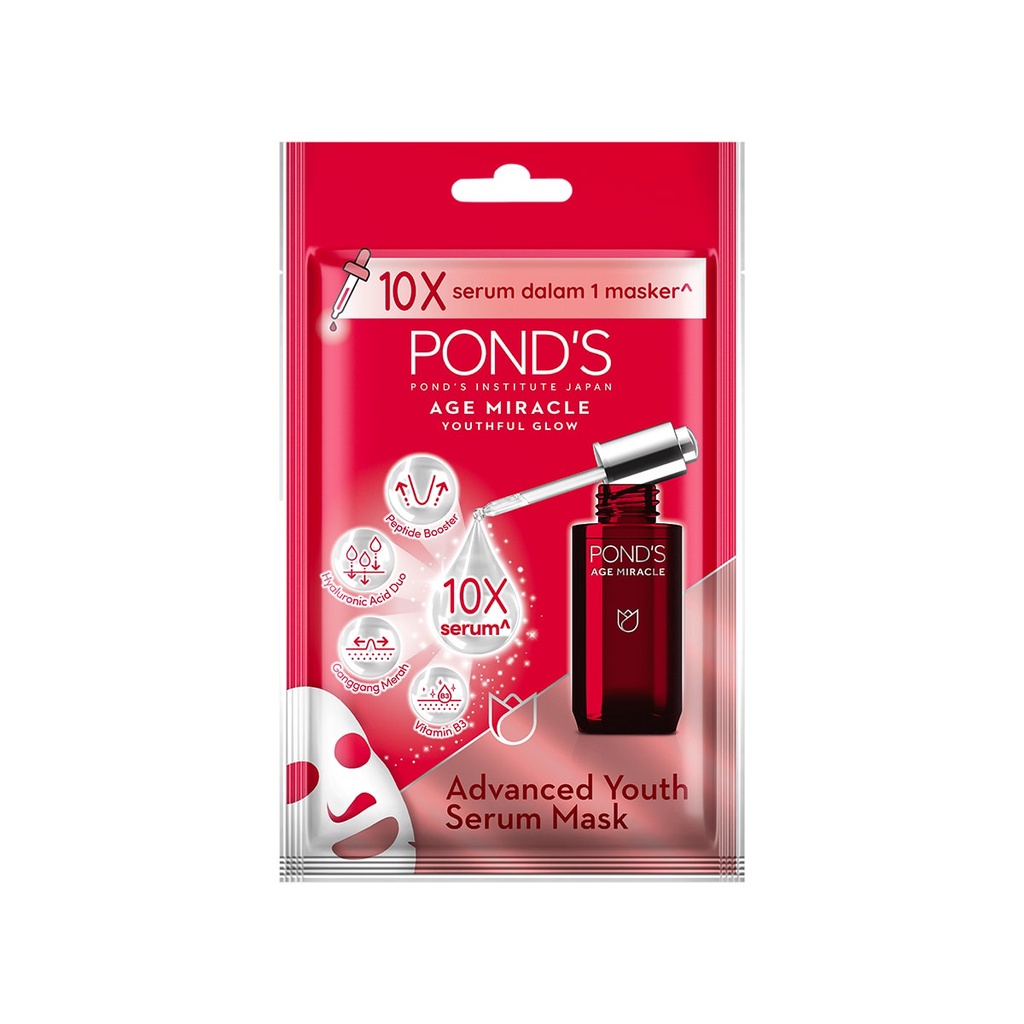 Pond's Age Miracle Advanced Youth Serum Mask - Sheet Mask 25g