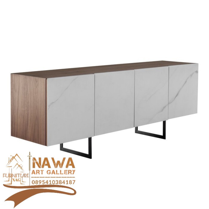 MATHILDA | Bufet / Meja TV Minimalis HPL Premium - Credenza
