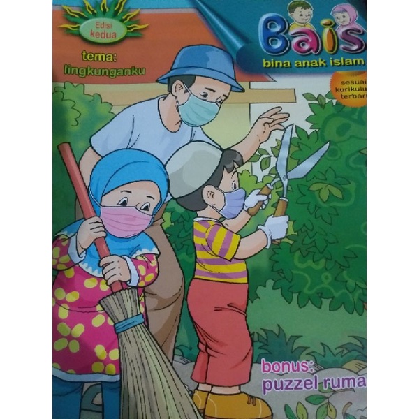 majalah anak edisi 2 lingkunganku kelas B  paud/tk/ra