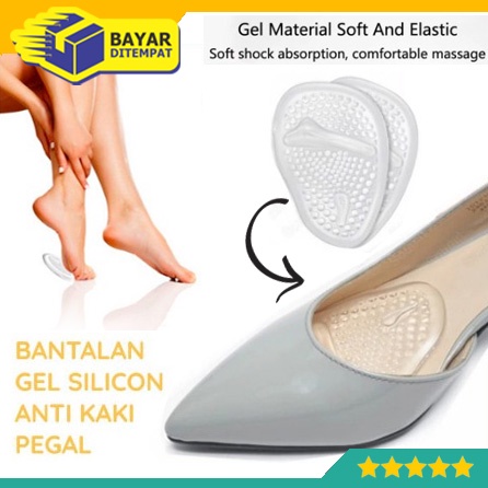Bantalan Sepatu Silikon Gel Alas Kaki Depan Silicone High Heels Shoes Pad Alas Sepatu Hak Tinggi