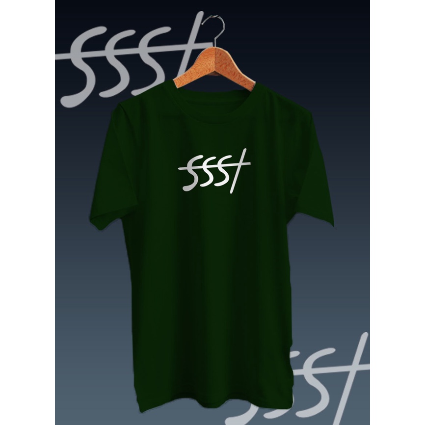KAOS DISTRO PRIA&quot;SSST TENGAH&quot;cotton combed 30s