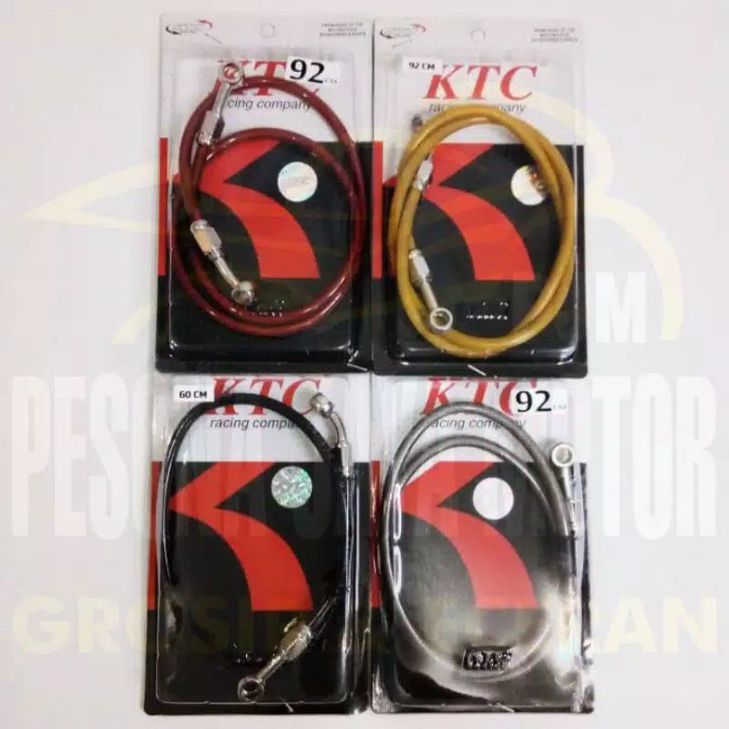 Selang Rem Ktc Original Ready Ukuran Depan &amp; Belakang Universal Semua Motor