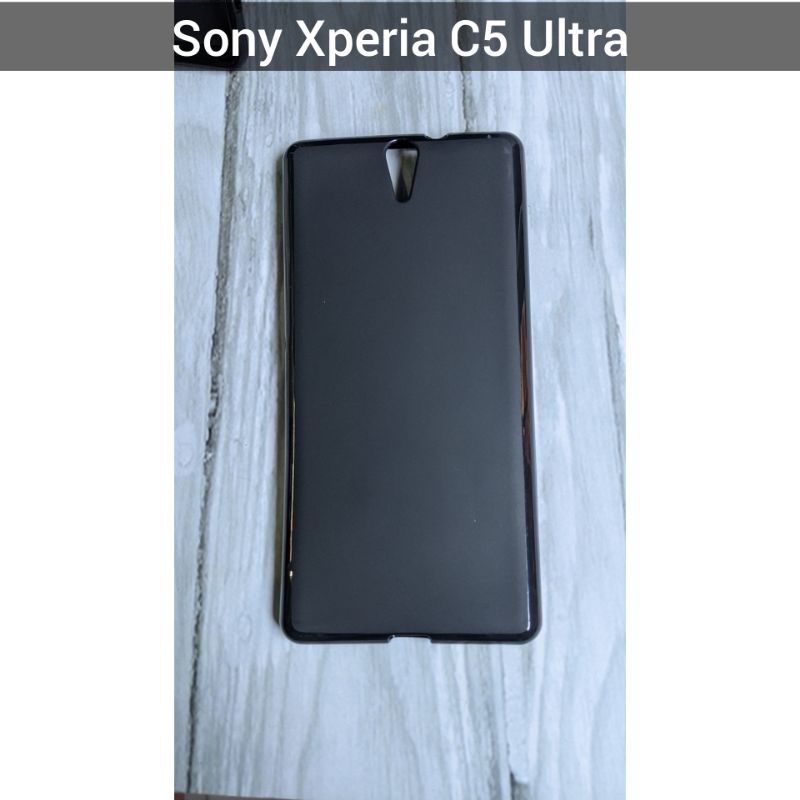 Soft Case Sony Xperia C5 Ultra / Sony C5 dual black mate
