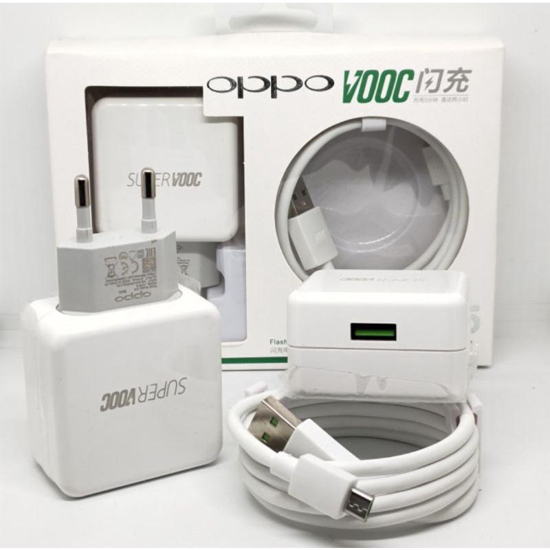 Charger Casan Cas OPPO Reno 2 2F K3 A91 R17 4A 20w Original VOOC Fast Charging Type C