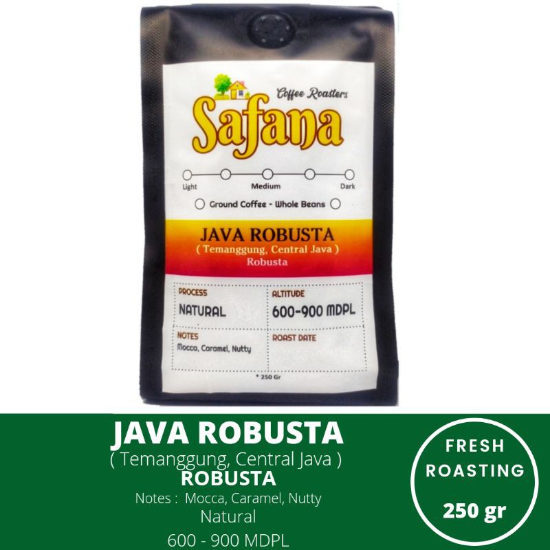 

Kopi Java Robusta Fresh Roasting Coffee 250gr