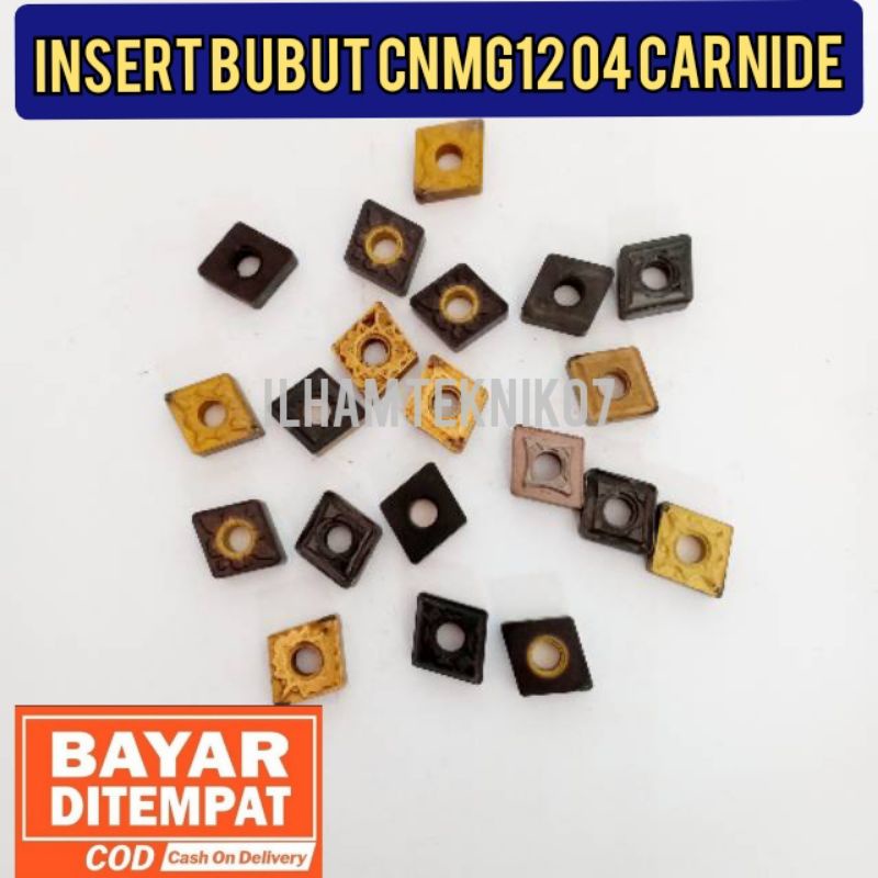 Insert Bubut CNMG12 04 Insert Bubut Bekas Mata Pisau Bubut CNMG 12 Pahat Bubut Carbide