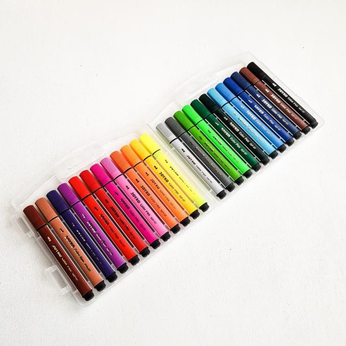 

(PERALATAN MENGGAMBAR) JOYKO COLOR PEN 24 WARNA / PENA WARNA CLP-57-24 SALE