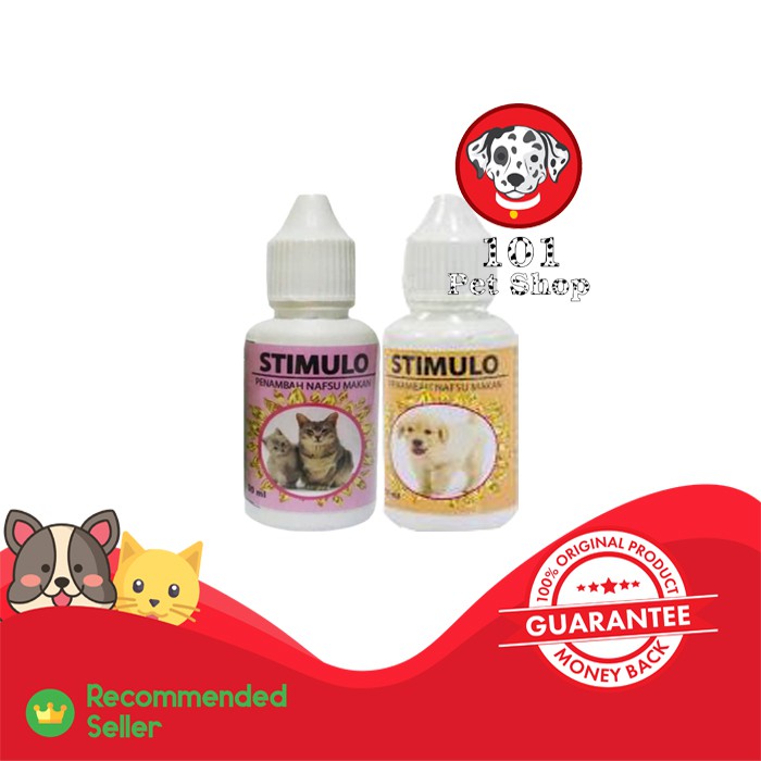 stimulo 30ml vitamin penambah nafsu makan untuk kucing &amp; anjing