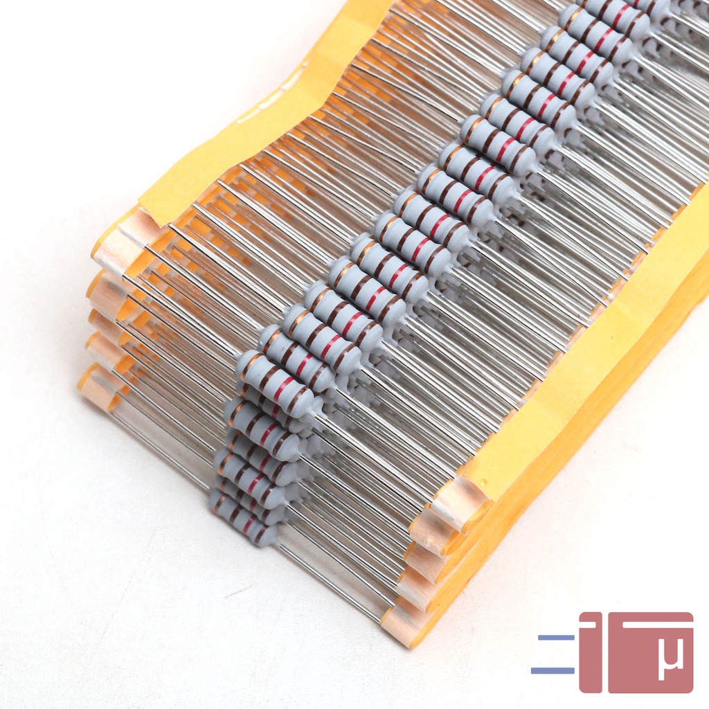 x10 Resistor 120R 120 Ohm 1W Metal Oxide 5% Taiwan Kaki Tembaga