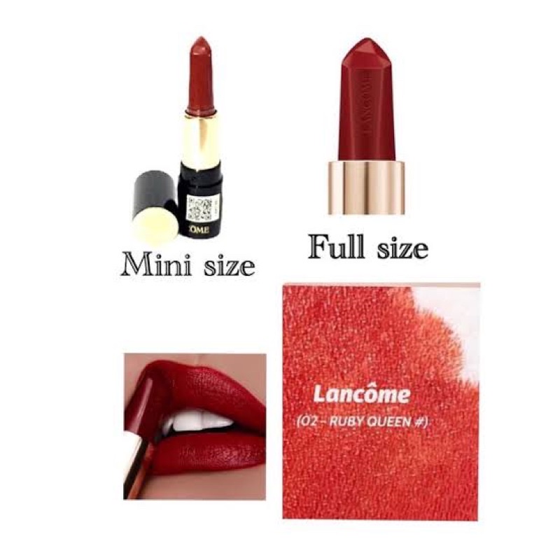 Lanco me L’Absolu Rouge Ruby Cream Mini Lipstick